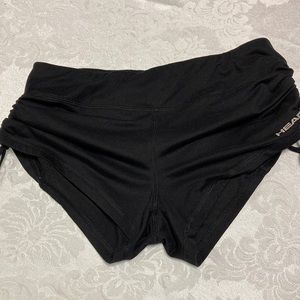 Head women’s shorts black spandex size m